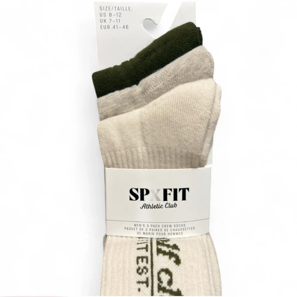 🧦2 for $20🧦 NWT Men's Crew Golf Socks 3-Pack Size US (8-12)